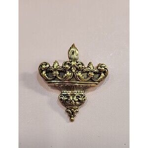 M.Katz Vintage Goldtone Torah Fund Israel  Brooch/Pendant B04